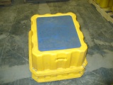 Square yellow steping blocks