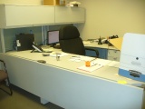 Gray U Shaped Desk (9'x7'10