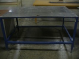 Metal Work Table 5'x3'x3'7