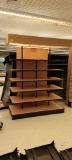 WOOD 6 SHELF ENDCAP FIXTURE 64 X 30 X 91