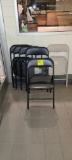 CHAIR FOLDING PADDED LOT OF 6