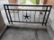 IRON RAILING IN FRONT OF STORE,  ALL 8 PIECES