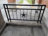IRON RAILING IN FRONT OF STORE,  ALL 8 PIECES