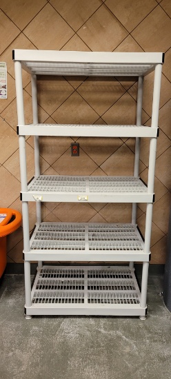 SHELVING UNIT MOLDED 5 SHELF 36 X 72 X 24