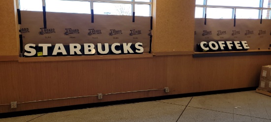 STARBUCKS COFFEE SIGN 12 INCH LETTERS