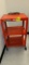 RED METAL 3 TIER AV CART MISSING KEYBOARD SHELF