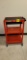 RED METAL 3 TIER AV CART