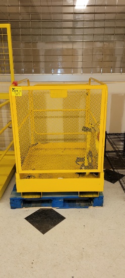 FORKLIFT CAGE WITH HARNESS 36" X 48" X 46"