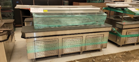 SALAD BAR STAINLESS 93" X 63"