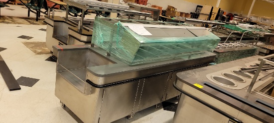 FOOD BAR STAINLESS 114" X 38"
