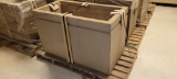 NEW/UNUSED PLANTERS BOX CONCRETE WITH 5 DRAIN HOLES 48 X 24 X 30