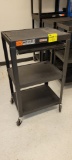 BLACK METAL 3 TIER AV CART MISSING CORD