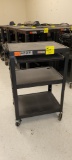 BLACK METAL 3 TIER AV CART