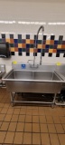 STAINLESS SINK 53 X 30 2 TUB WITH OVERSPRAY