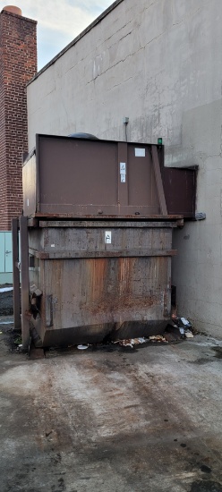 TRASH COMPACTOR WITH CONTAINER