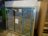 3 GLASS DOOR FREEZER S/C