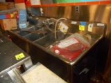 3 BAY S/S SINK 93X28 W/DBL DRAINBOARDS