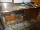 S/S CABINET W/SINK 7 FT (NO BACK)