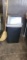 TRASH CAN METAL WITH REMOVEABLE DOUBLE SIDED FLIP TOP LID
