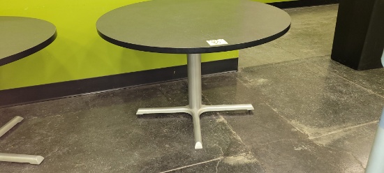 TABLE 48" ROUND 29" HIGH WITH HEAVY METAL PEDESTAL