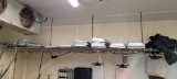 METAL HANGING WALL SHELVES 10' X 2'