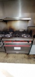 6 BURNER STOVE, 3 BURNERS NEED REPAIR