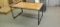 TABLE WOOD TOP METAL FRAME 60