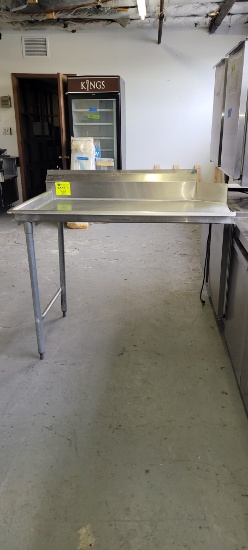 STAINLESS STEEL SINK EXTENSION 48"W X 30"D X 38.5"H