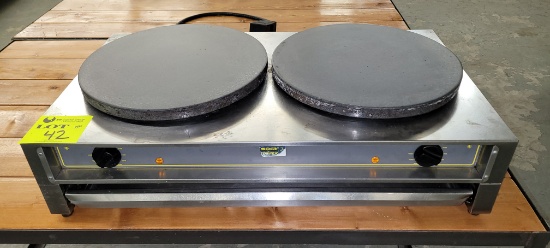 COMMERCIAL CREPE MAKER DOUBLE PLATE