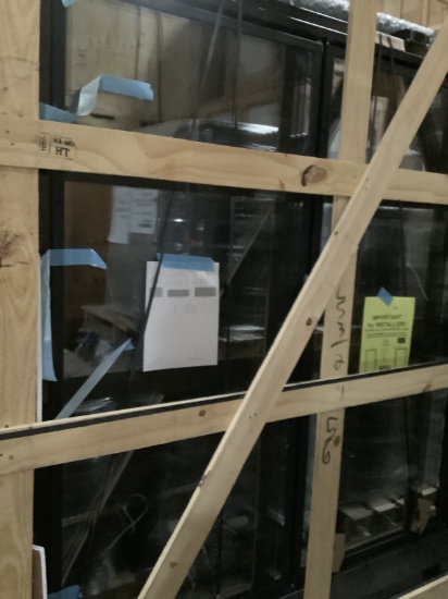 2 door, air cooled refrigerated case. THIS ITEM LOCATED IN FORT WORTH, TX 76102