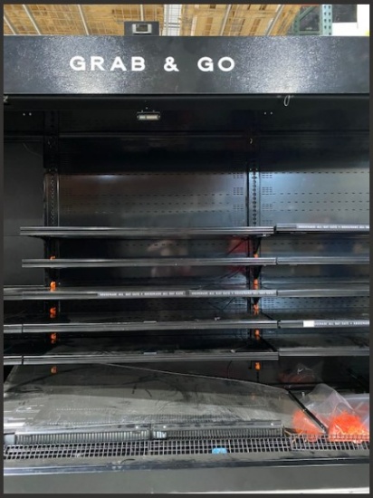 12', air cooled refrigerated case. THIS ITEM LOCATED IN BOLINGBROOK, IL 60440
