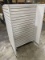 36IN x 36IN H SLAT WALL FIXTURE WHITE FINISH