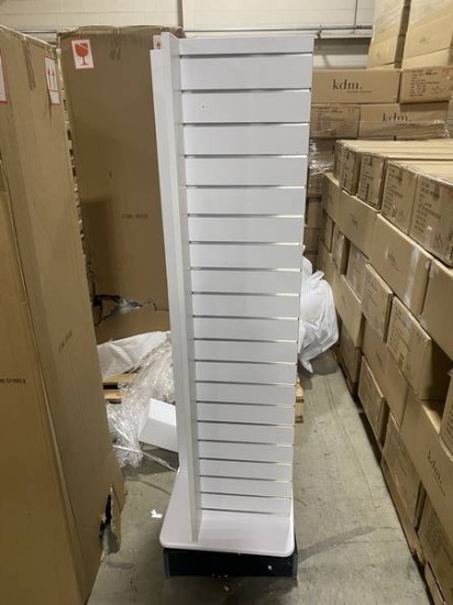 18IN X 18IN X 66IN SLATWALL COLUMN SPINNER PACKED 1 PER CARTON