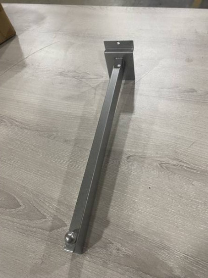 12IN STRAIGHT METAL HOOK WITH BALL SILVER SOFT NICKEL 12 PER CARTON