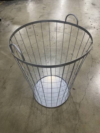 24IN X 33IN WIRE BIN FINISH STARDUST SILVER 1 PER CARTON
