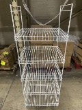 5 TIER WIRE RACK COMES AS (2) CARTONS TO BUILD