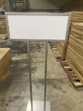 IRON MAN SIGN HOLDER FINISH SILVER SOFT NICKEL PACKED 1 PER CARTON