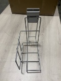 5IN WIDE 10IN TALL FRAMED ART BRACKET W15 DEGREE UPSLANT POWDERCOAT STARDUST SILVER 12 PER CARTON