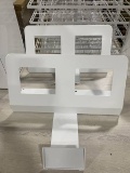 18IN x 9IN  PILLOW DISPLAY WHITE PACKED 2 PER CARTON