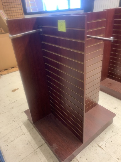 Wood display shelving  36x36x54