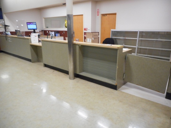 28' Service Counter w/3' swing door