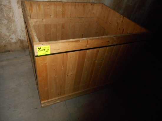 4X4 WOOD CRATE