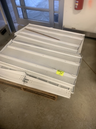 USED WHITE SHELVES 48X19