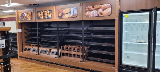 4 PIECE BAKERY CASE (GLASS DOORS NOT INCLUDED)