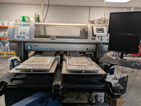 DUAL BRIDGE, DIRECT-TO-GARMENT (DTG) PRINTER