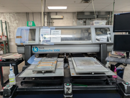 DUAL BRIDGE, DIRECT-TO-GARMENT (DTG) PRINTER