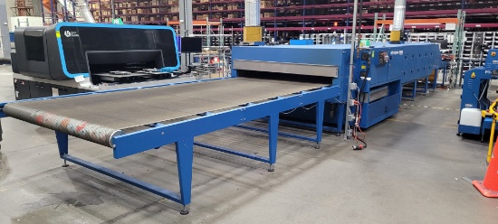 M&R SPRINT 3000 DRYER FOR SCREEN PRINTING.  GAS OVEN WITH DIGIAL CONTROLS,