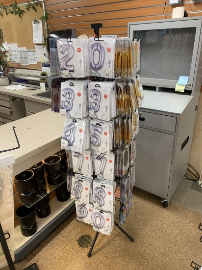 SPINNING DISPLAY RACK 63 TALL