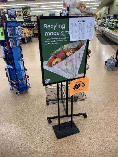 SIGN HOLDER 22X28X60