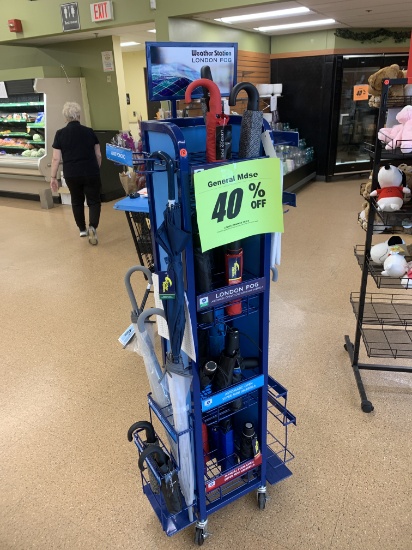 UMBRELLA RACK ROLLING 22X10X68
